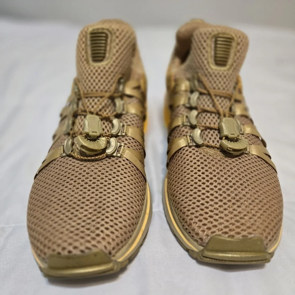 Nike Womens Shox Gravity Metallic Gold Sneaker AQ8554-700 Size 8 - Picture 3 of 6